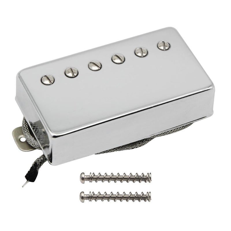 FLEOR Alnico5 Guitar Humbucker Pickup Chrome Neck Pickups Compatible with LP style Guitar Part - Image 3